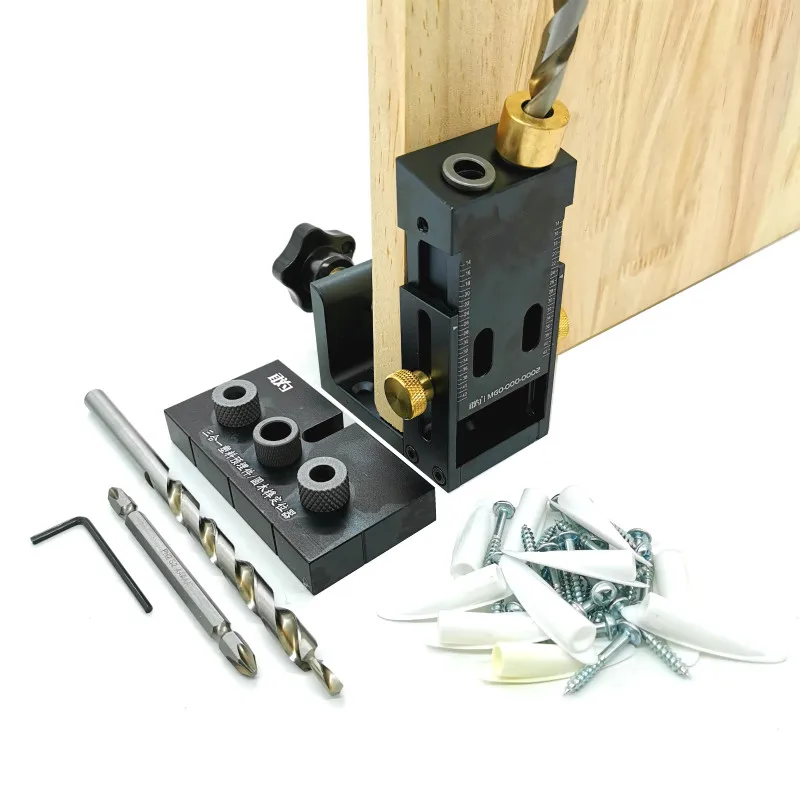 MAG Kit de gabarit de trou Oblique pour le travail du bois Gabarit de