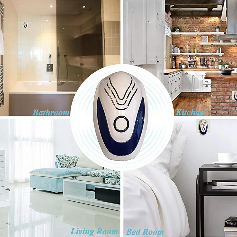 Ultrasonic Rat Control Electronic Trap Mosquito Repellent Safe And Reliable Pest Reject Killer Pest Three Color Choose