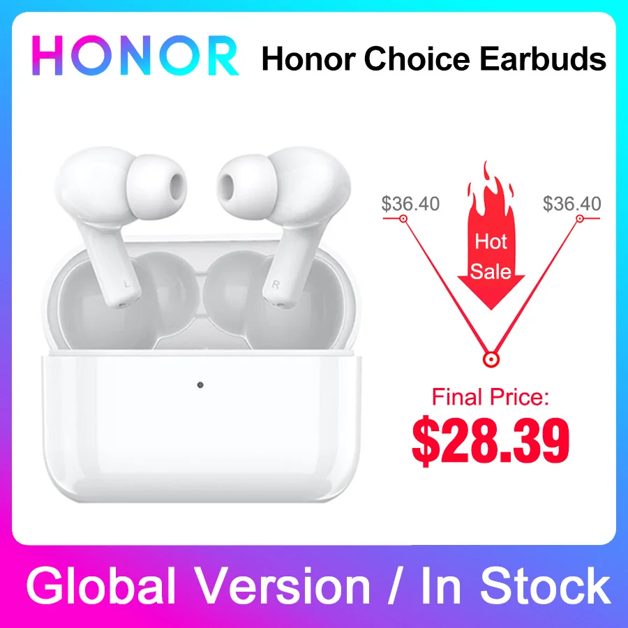Honor Choice наушники TWS Беспроводные Bluetooth 5 0 шумоподавление двойной микрофон звонки