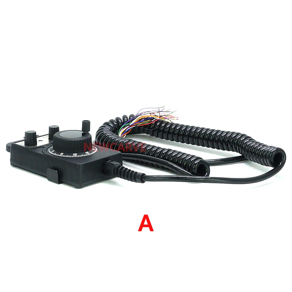 Cnc handwheel Lathe milling hand wheel Mpg manual control 4 6 Axis MPG Universal Pendant Handwheel Manual Pulse Generator 5V 12V 24V With Emergency Stop For CNC Router Machine NEWCARVE