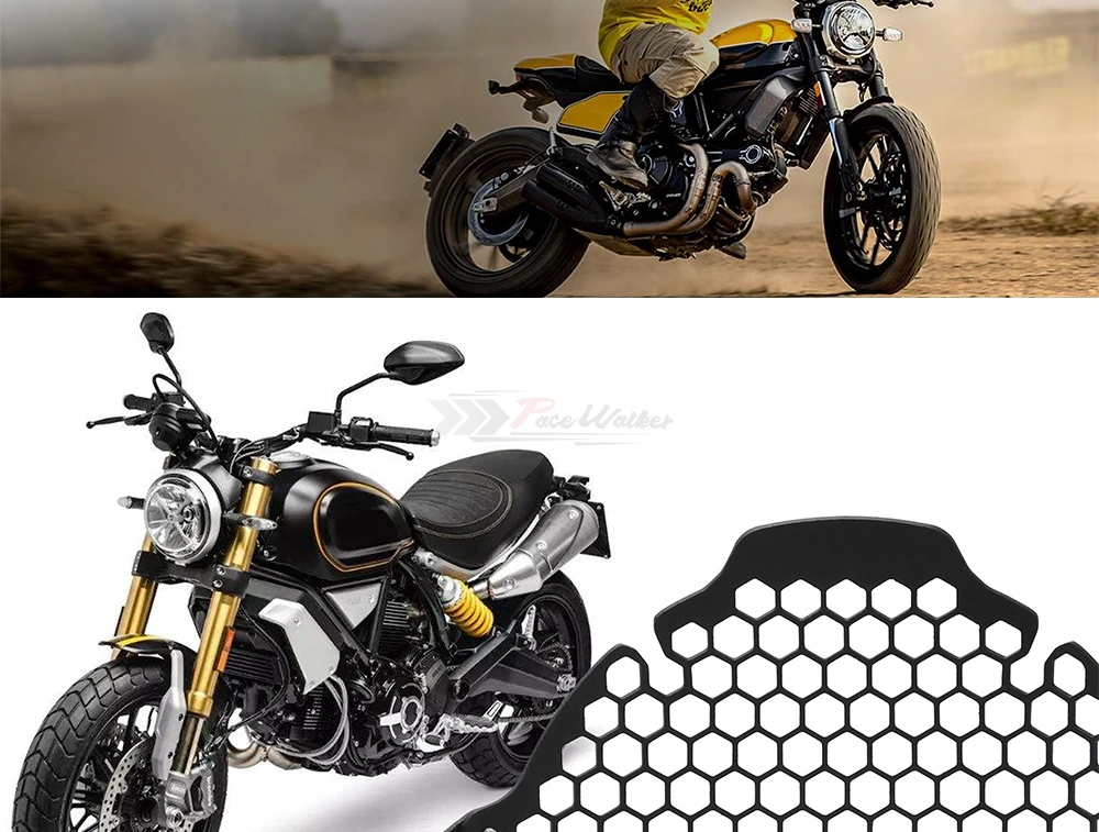 Для DUCATI Scrambler 800 400 EP EVOTECH Scrambler800 Scrambler400 аксессуары для мотоциклов крышка фары