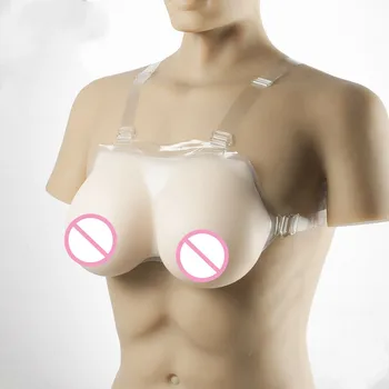 

6000g/set Silicone Breast Straps-on KK Cup Huge Silicone Boobs Transgender Bras Women Bra Plus Size Women Bra Sticky Bra