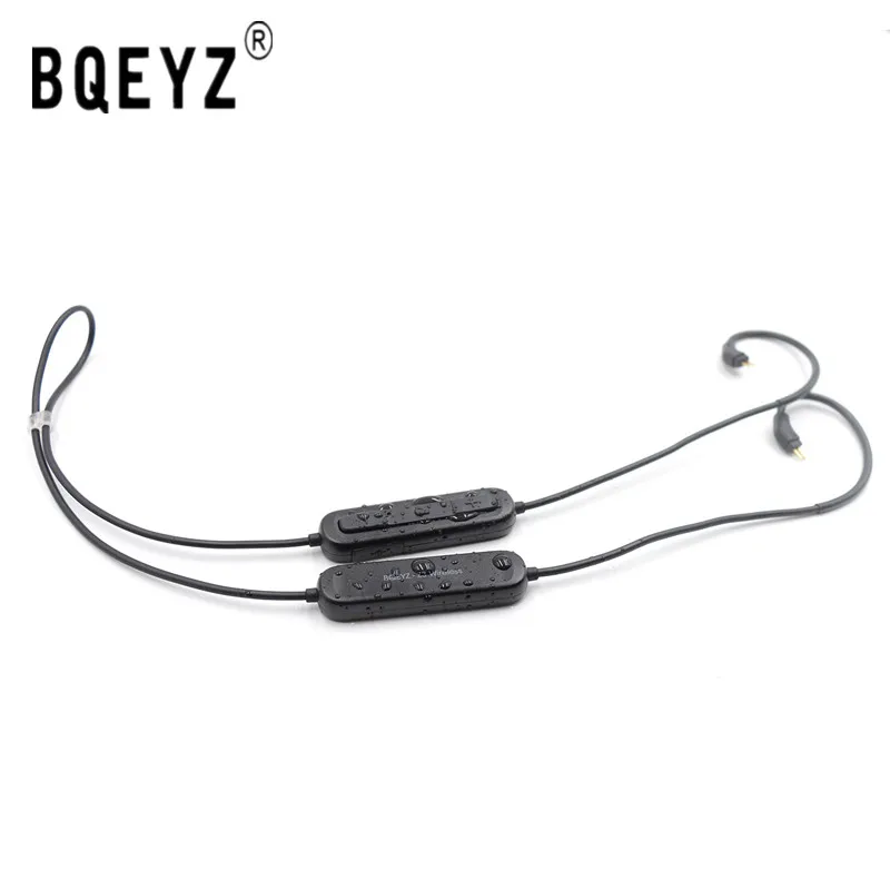 BQEYZ Z3 5,0 Bluetooth AptX-HD кабель беспроводной MMCX/0,78 мм разъем HIFI водонепроницаемые наушники с кабелем для BQ3 KC2 T2 N1 K2 NO. 3 S2