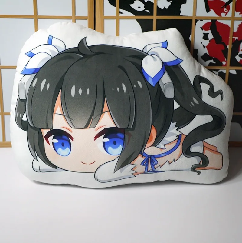 Аниме Dungeon Ni Deai Wo Motomeru No Wa Machigatteiru Darou Ka Hestia плюшевая подушка Косплей девочка кукла