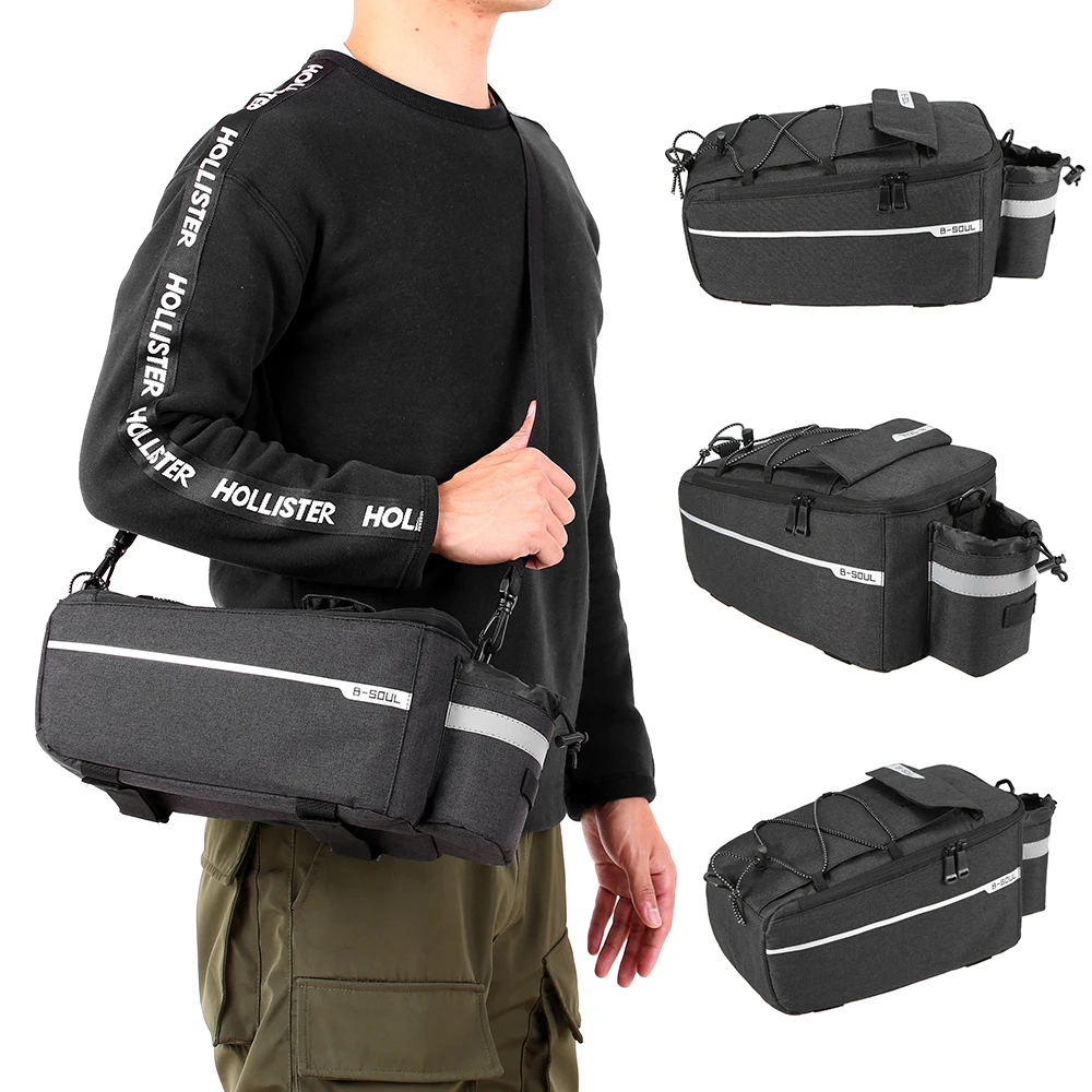 Изолированные велосипедные сумки большой емкости, водонепроницаемая велосипедная сумка для горного велосипеда, седельная стойка, сумки для багажника, велосипедная сумка, аксессуары