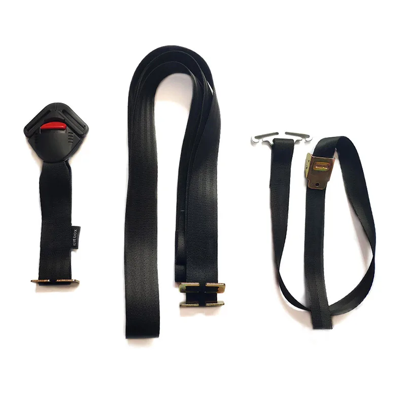 Children Strap Buckle Safety Belt Harness for Children Basket Baby Car Seat Belt Extended with Lock Latch Horn Buckle
