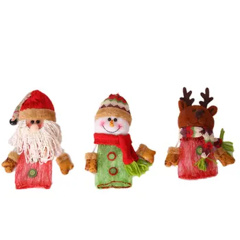 

Christmas Decorations Christmas Eve Mesh Apple Bag Snowman Old Apple Box Children Candy Gift Bag Props