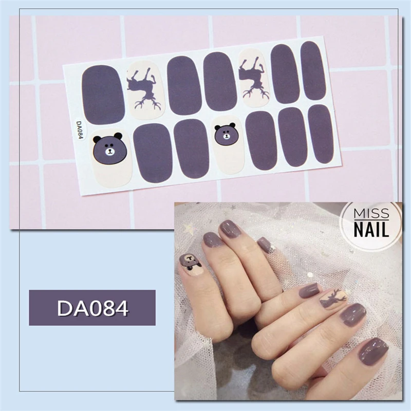 Nusx Full Cover Wrap Nail Polish Stickers Strip Plain Nail Art Decorations Nail Sticker Design Glitter 1 Nusx Full Cover Wrap Nail Polish Stickers Strip Plain Nail Art Decorations Nail Sticker Design Glitter 3