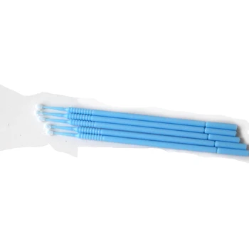 

100pcs Teeth Cleaning Plastic Dental Disposable Micro Applicator Brush Bendable Eyelash Extension Lint Free Micro Brush With Box