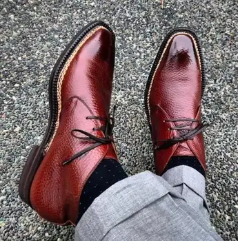 

High Quality Fashion Men Pu Lace-up Leather Shoe Male Casual Classic Trendy Vinage Stylish Oxfords Shoes Zapatos De Hombre TV419