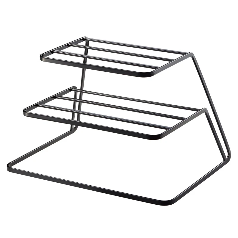 

3-Tier Counter and Cabinet Corner Shelf Organizer for Home Kitchen Simple Shaped --M25