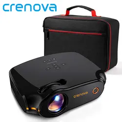 Светодиодный проектор CRENOVA XPE498, ОС Android 7.1.2, 3200 люменов, проектор Android с Wi-Fi Bluetooth, домашний кинотеатр, кинопроектор