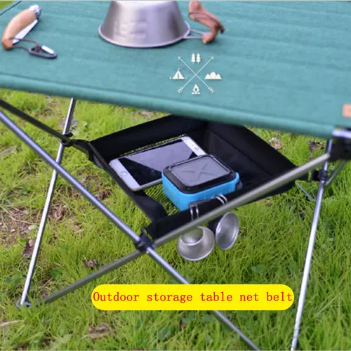 

Outdoor folding table storage hanging basket picnic table storage rack camping storage hanging bag sorting mesh bag