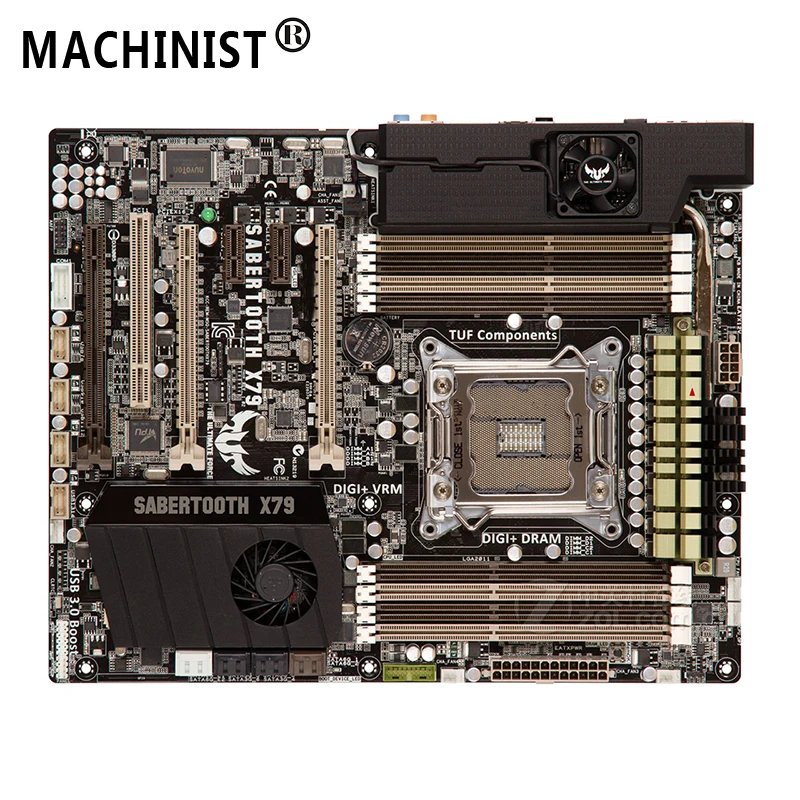 

For ASUS SABERTOOTH X79 Desktop motherboard MB X79 LGA 2011 ATX DDR3 64GB SATA3.0 USB3.0 100% fully Tested Free shipping