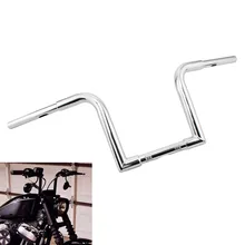 1" Rise 25 мм руль из нержавеющей стали универсальный Drag Z Bars руль для Harley V-ROD Dyna Sportster Softail Touring