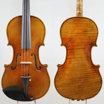 

60-y old Spruce!Amazing 1 Pc Back!Antonio Stradivari Soil Violin 4/4 violino Copy, All European Wood,Free Shipping!