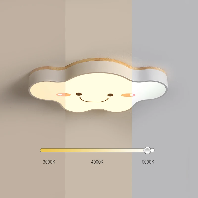 Современная светодиодная люстра Smile Cloud для детской комнаты спальни