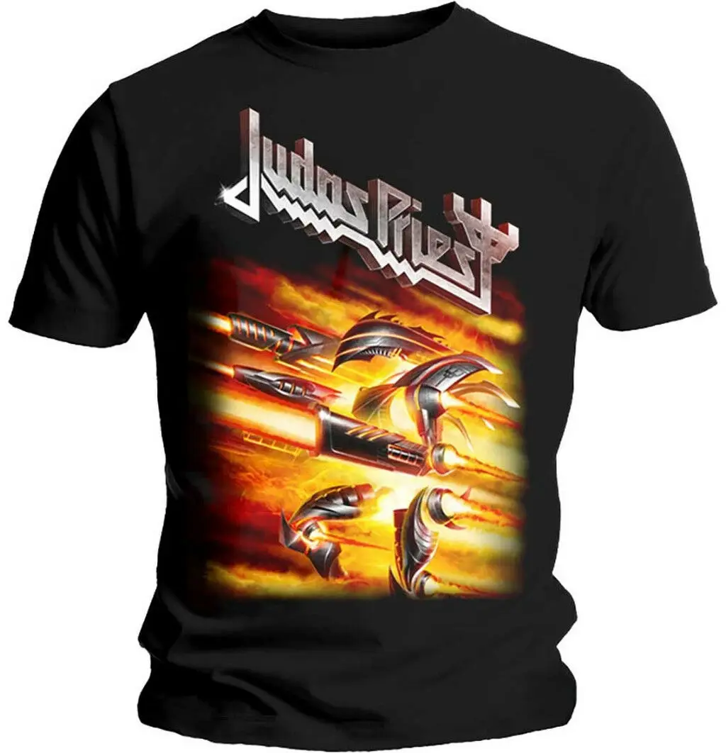 Футболка Judas Priest «пожарная сила»-Новинка и официальный! Мужская Женская модная футболка унисекс