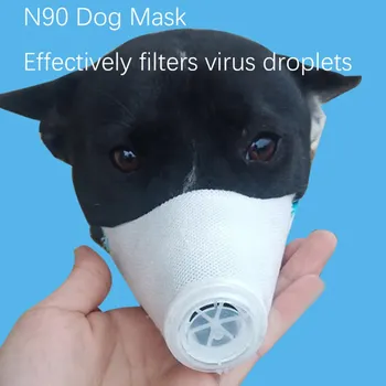 

Pet Dog Anti-Dust Antibacterial Mask Anti-Haze Mouth Cover Dustproof Antibacterial Pets Mask For Dogs Outdoor Travel Supplies