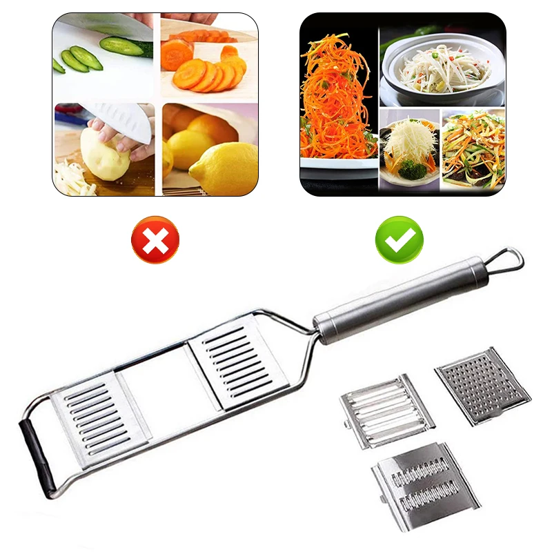 Multi-Purpose Vegetable Slicer, Vegetables & Fruits Stainless