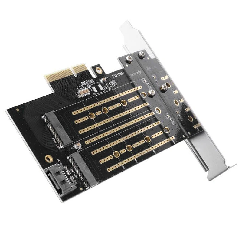 M.2 NVME к PCI E 3 0 X4 карта расширения два канала порта Поддержка и SATA протоколы 4 ТБ