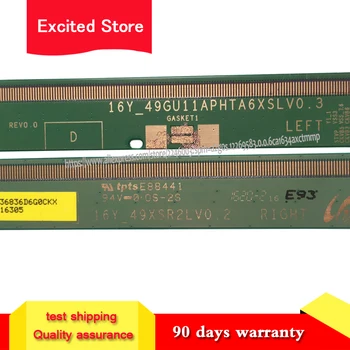 

original 1pair/2pcs 16Y_49GU11APHTA6XSLV0.3 16Y_49XR2LV0.2 LCD Panel PCB Part