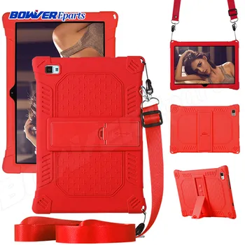 

10.1 Inch Soft Silicone Stand Case Cover with Strap For Teclast P20HD\P20 HD Tablet PC Shockproof Back Cover Protective Shell