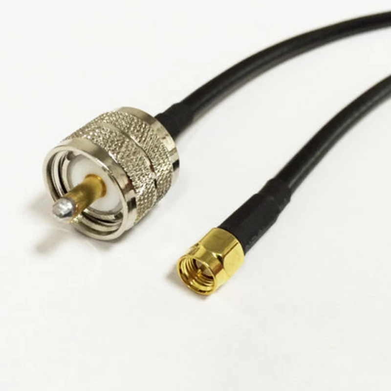 WIFI антенна адаптер SMA папа к UHF PL259 кабель перемычки RF RG58 20 см|Кабели передачи
