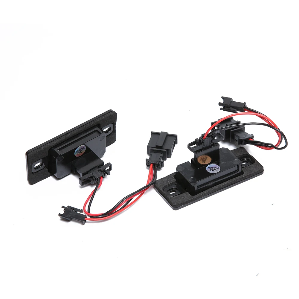 1 пара Canbus ОШИБОК белый 18SMD светодиодный номерной знак огни для volkswagen Tiguan Golf 5 Passat B5 5D