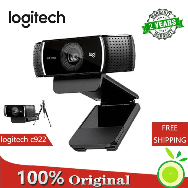 Logitech Pro C922 автоматическая веб-камера для потокового видео HD 1080p оригинальная