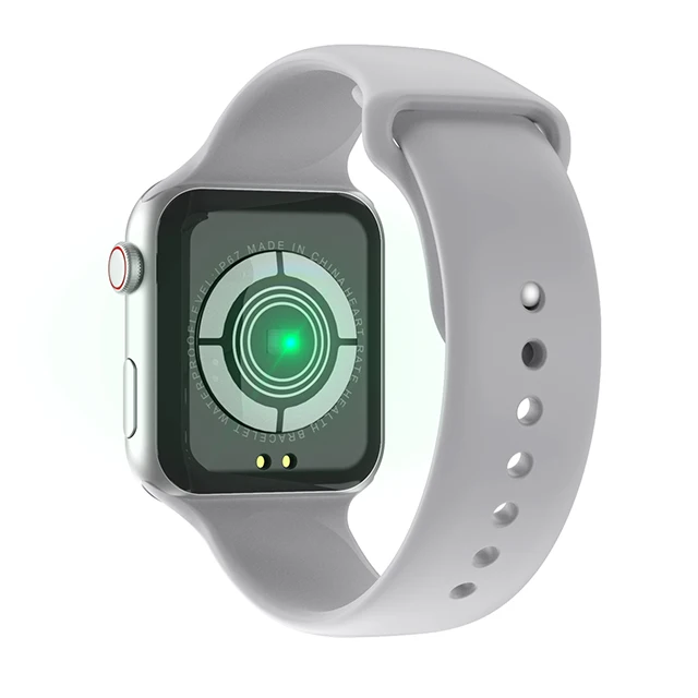 SCOMAS IWO 8 lite Смарт-часы 1,5" ips сенсорные часы 4 монитор здоровья Спортивная запись данных для iOS Android мужские и женские умные часы - Цвет: Серый