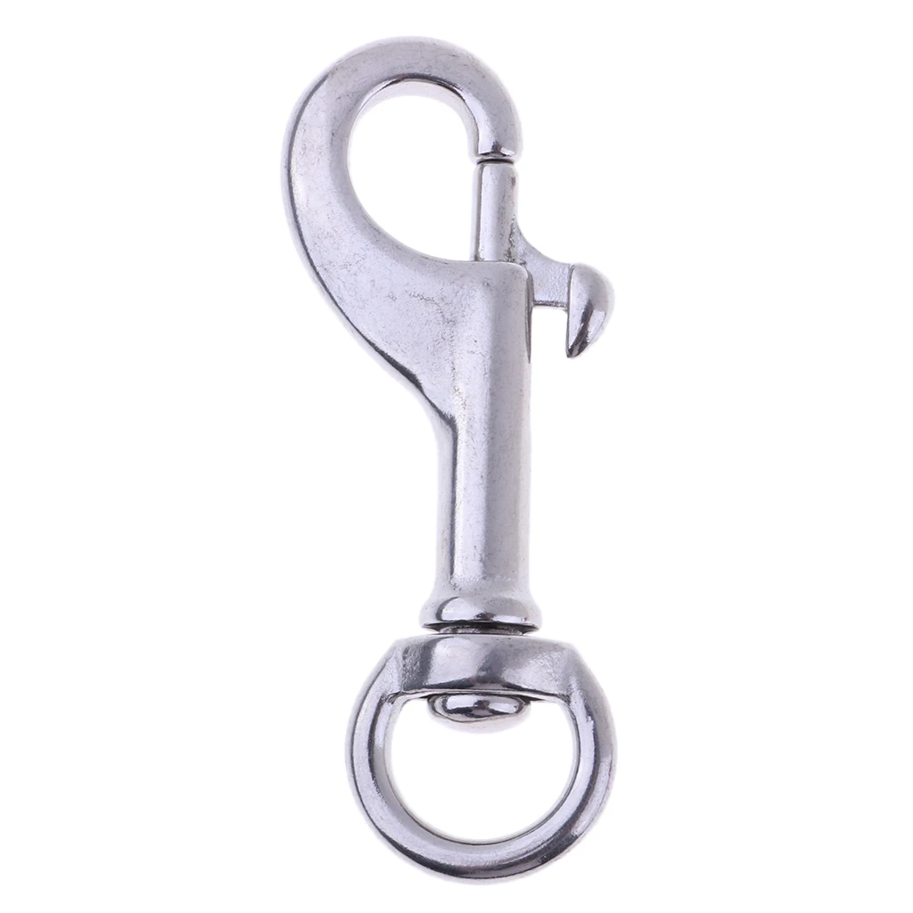 316 Stainless Steel Hook Swivel Eye Bolt Snap for Scuba Diving Diver 68mm