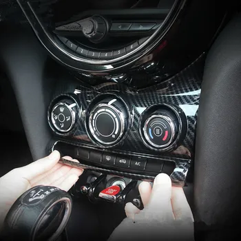 

Auto Car AC Control Air Panel Cover Adhesive Sticker Decals Decor for MINI COOPER F55 F56 Interior Styling