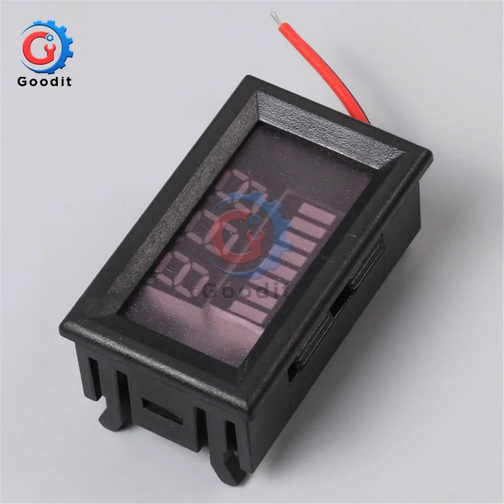 12V Синий светодиодный свинцово кислотные Батарея индикатор Ёмкость тестер