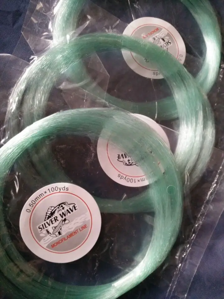 

Import Fishing Line Silver Wave, Green Line, Chunky Fishing Line Large Size Fishing Line Nylon Chunky Fishing Line