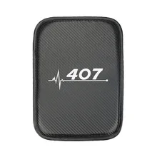 Автомобильный подлокотник, накладка, защита для хранения, подушка для peugeot 407, аксессуары