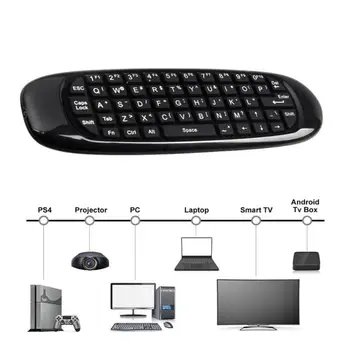 

C120 RGB Backlight Fly Air Mouse 2.4G Smart Remote Control Wireless Backlit Keyboard Rechargeable for Windows for Mac Android