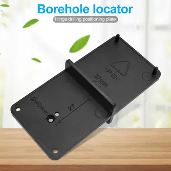 

35mm 40mm Hinge Hole Drilling Guide Locator Woodworking Punch Hole Hinge Drill Opener Template DIY Template Woodworking Tools