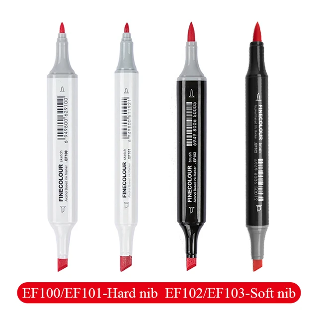 Markers Drawing Finecolour  Finecolour Sketch Marker Pens - Ef104 -  Aliexpress