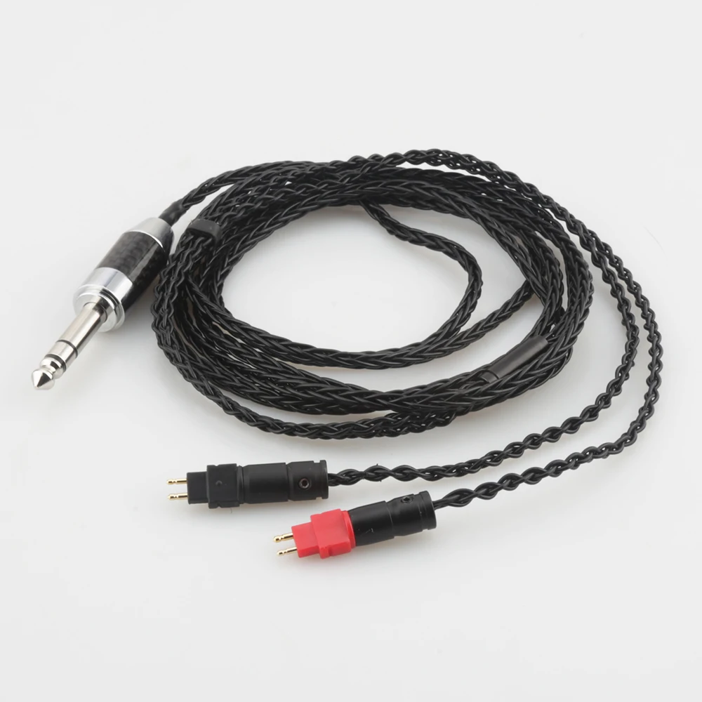 Replacement Audio upgrade Cable For HD650 HD600 HD580 HD525 HD565 HD540 Headphone Etc 6 35mm Male Plug