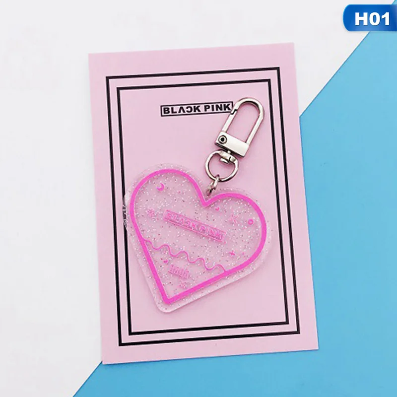 Kpop Heart Shaped Keychains (All groups)