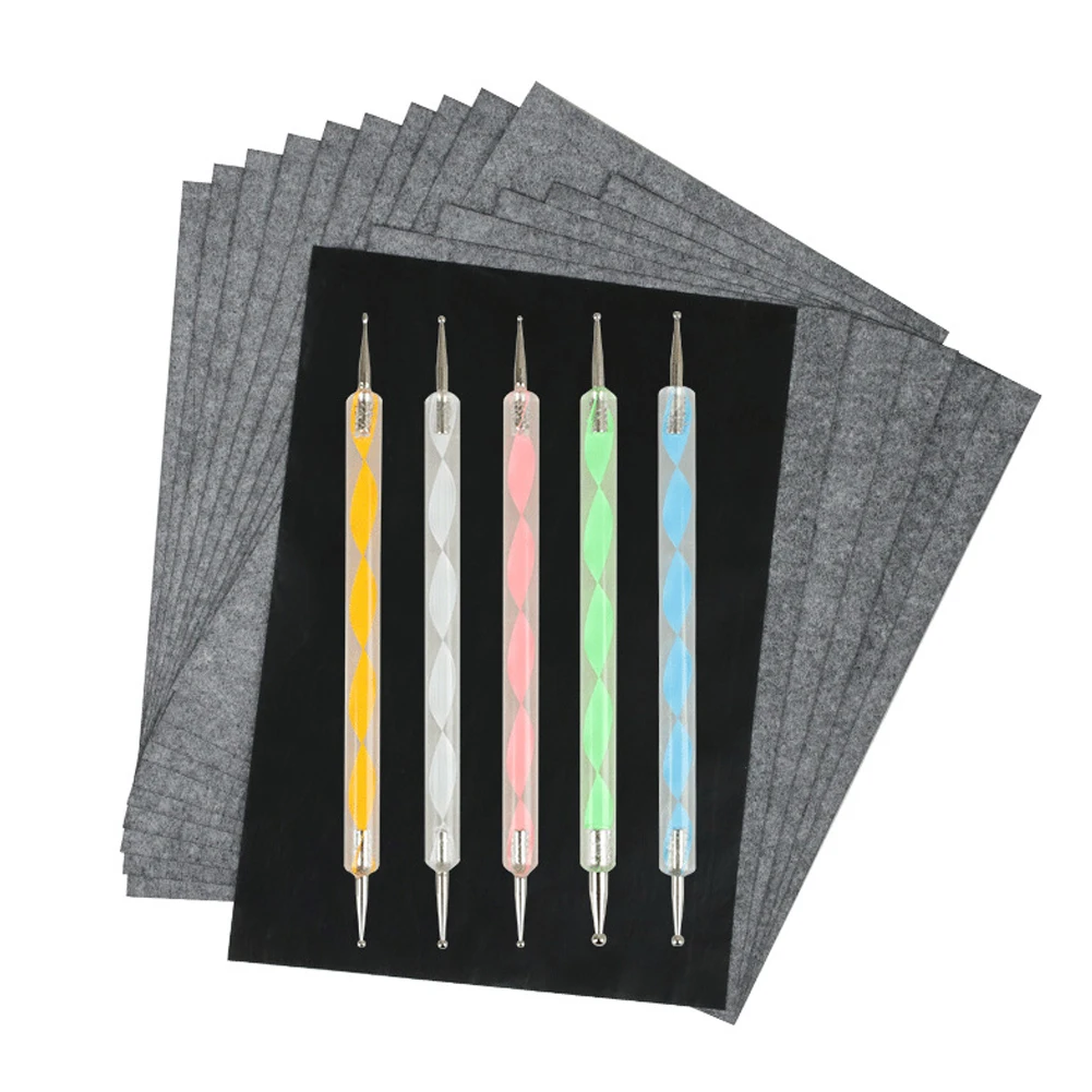 100 листов/Набор сделай сам офисный трафарет татуировки с тиснением стилус 4А