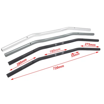 

22mm 25mm 7/8" 1" 70CM Motorcycle Aluminum Handle Bar Handlebar Cross Bar for Cafe Racer Motocross Dirt Pit Bike ATV Quad