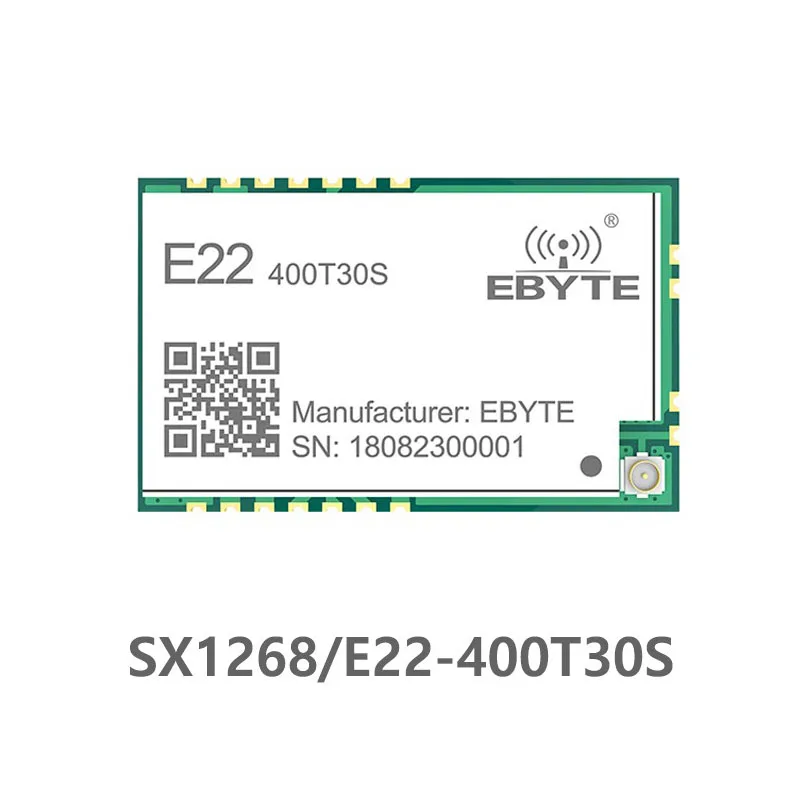 E22-400T30S 30dBm SMD UART SX1268 SX1262 беспроводной передатчик и приемник 1 Вт 433 мгц