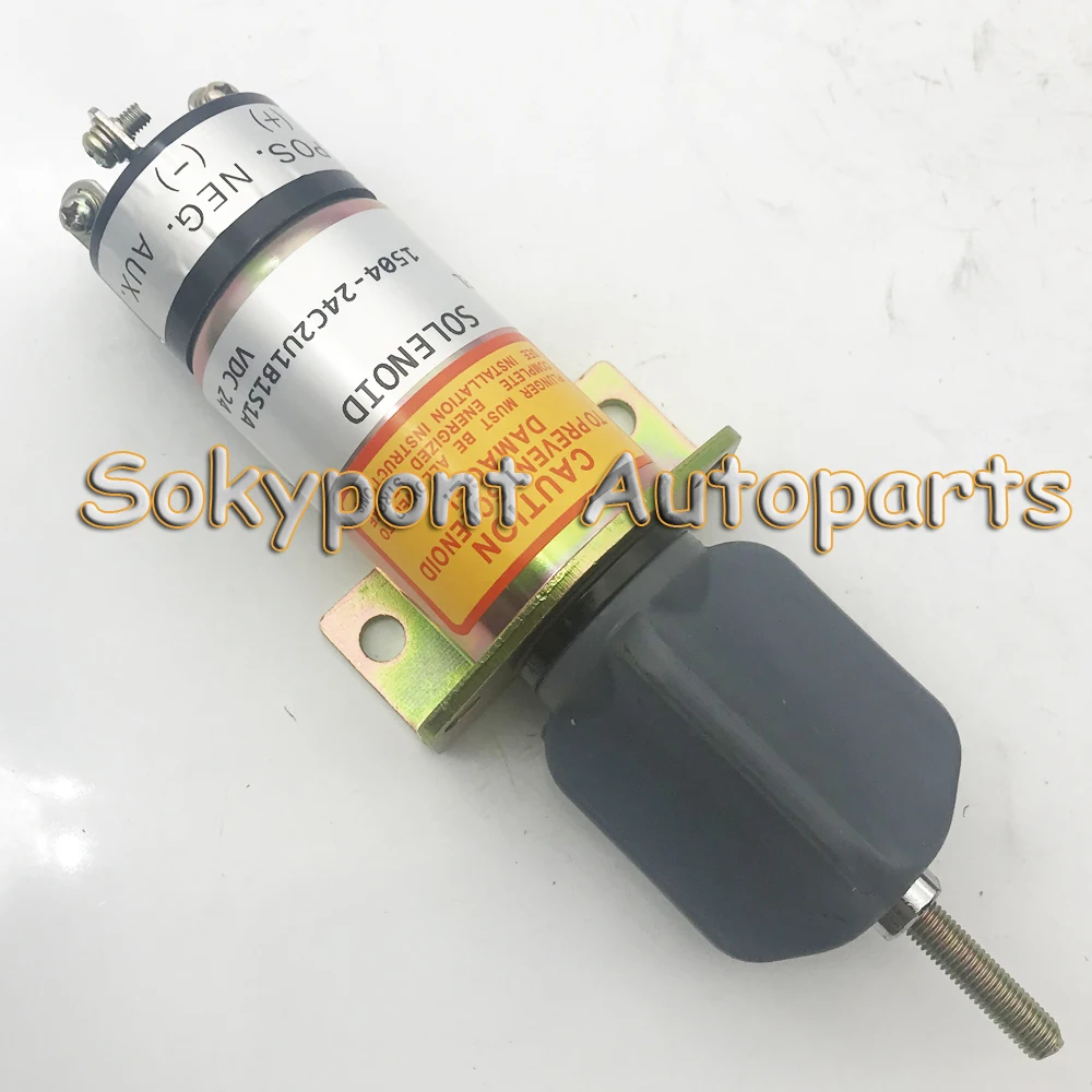 1504-24 Kubota топливо закрытое off отключение электромагнита останова 1504-24C2U1B1S1A 24V 1500-2057 1 шт