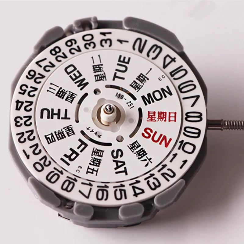 Watch movement accessories new Japanese VJ23B three pin double calendar window quartz without battery | Наручные часы