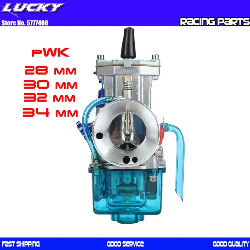 Motorcycle Carburetor With Power Jet 28 30 32 34mm For Mikuni Pwk Carb
