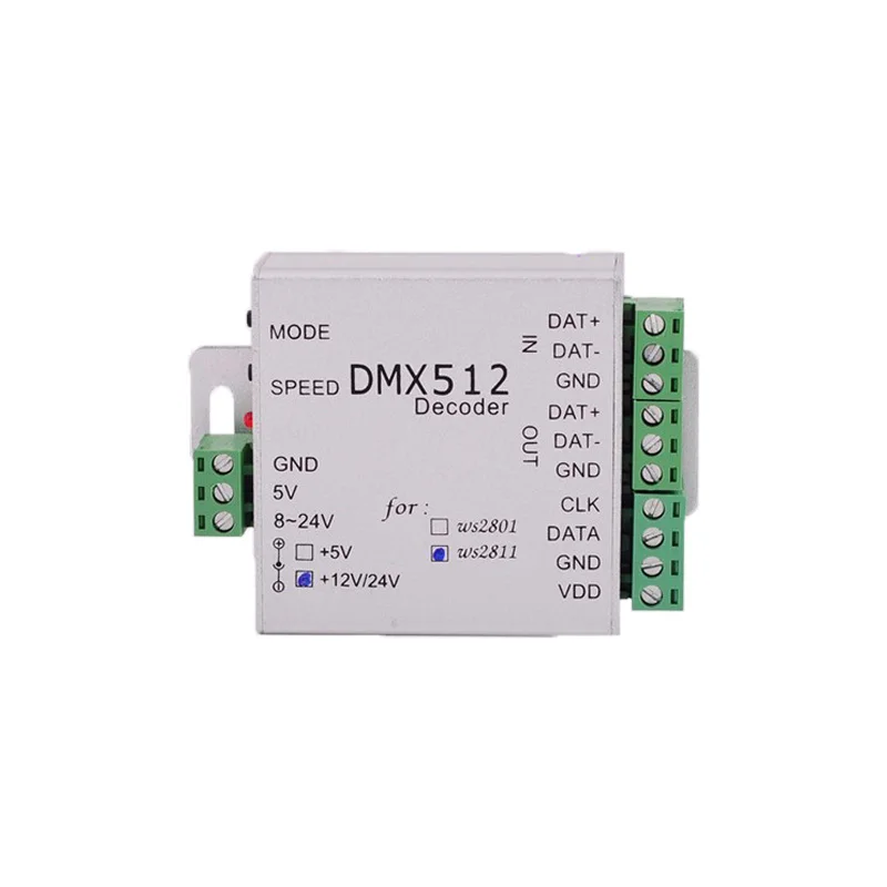 Оптовая продажа для детей возрастом от 1 до шт DC12V WS2811 rgb контроллер ws2811IC dmx512