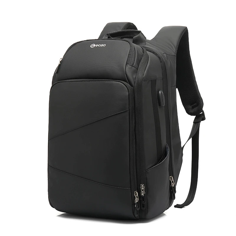 

Coolbell Super Large interlayer Charging USB Commuting Backpacks Men Pockets Zipper Laptop Ipad Waterproof Travel School bags