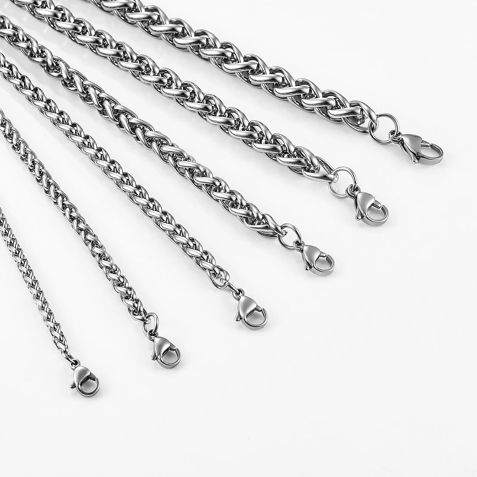 Stainless Steel Necklace Chain Choker Jewelry Accessories for Men Women